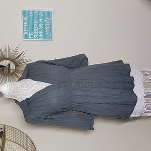 BKE Dark Gray Button Down Shirt